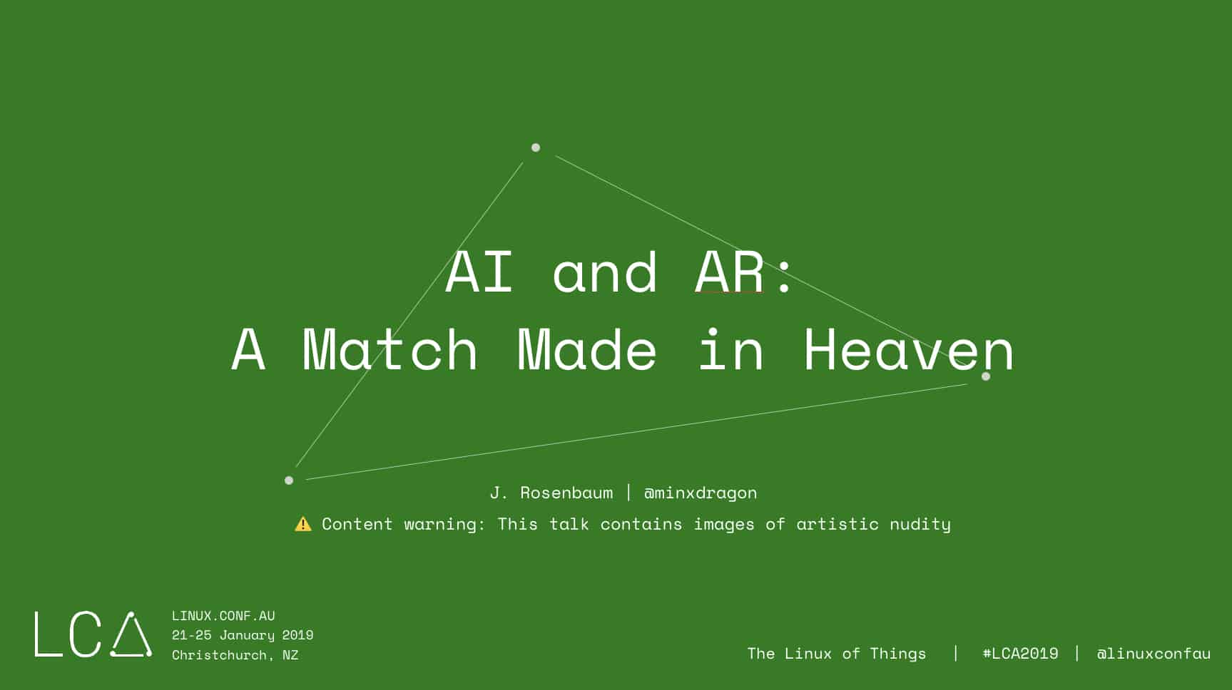 LCA 2019 – AI and AR a match made in heaven